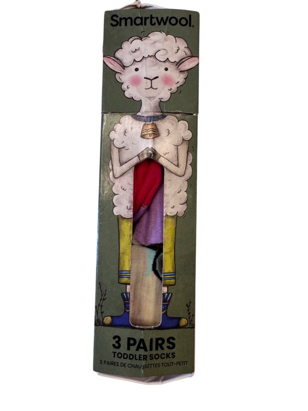 3- Smartwool Toddler Socks 2T-3T NWB Girls